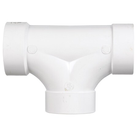 Plastic Trends CLEANOUT 2-WAY PVC 4""S&D P1054